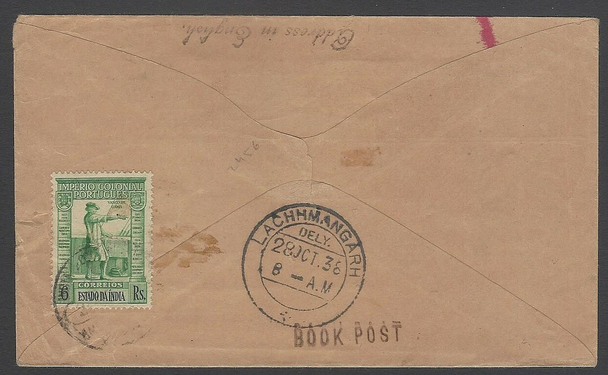 AOP Portuguese India 1936 Coconut Exporter pillustrayed advertisement cover
