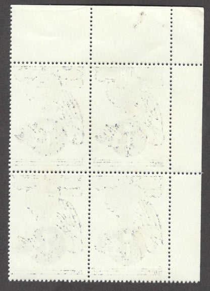 India 1991 World Peace MNH blocks of 4
