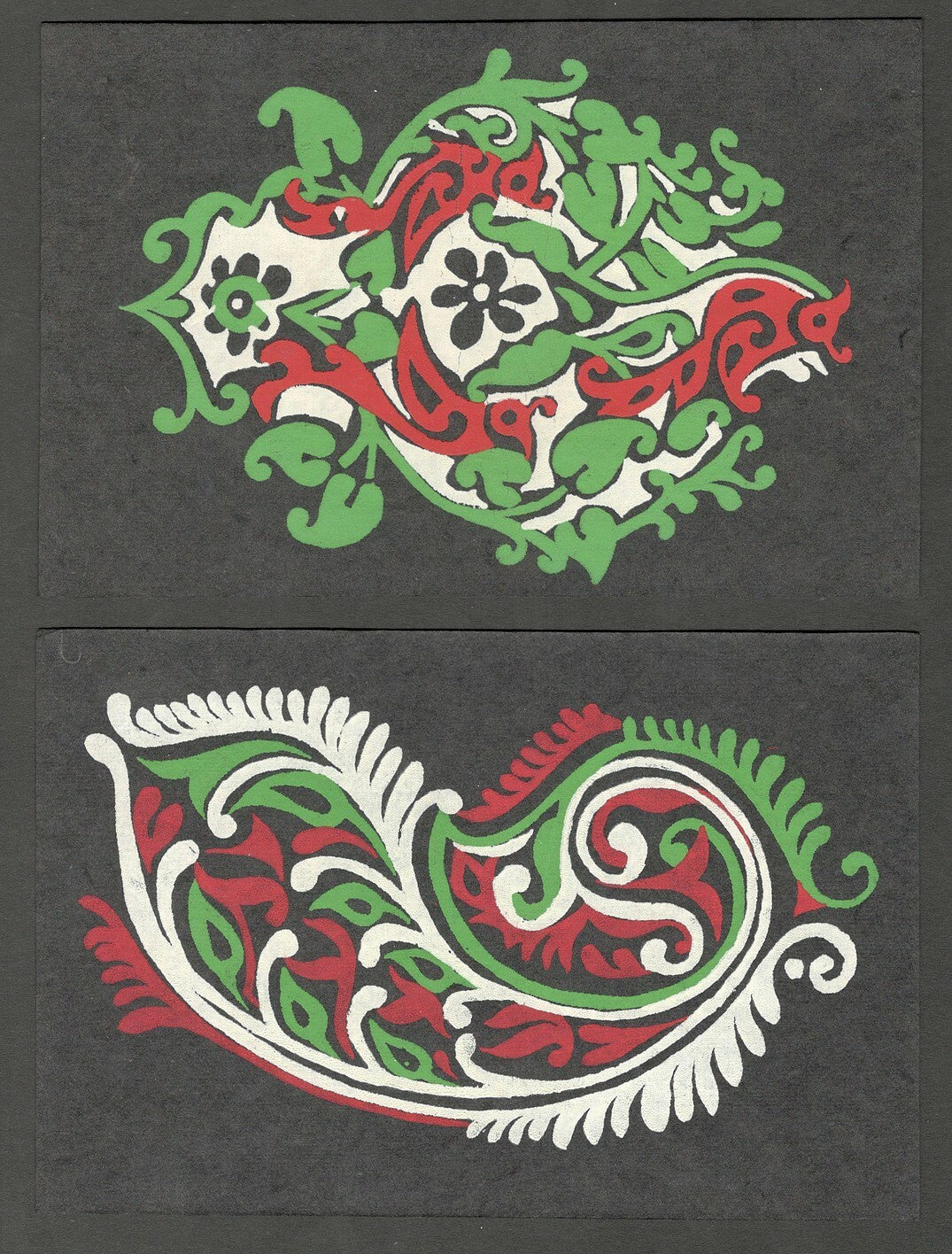 AOP India vintage postcards ORNAMENTAL DESIGN (10)