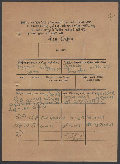 India Gondal State Railway telegrams (3)