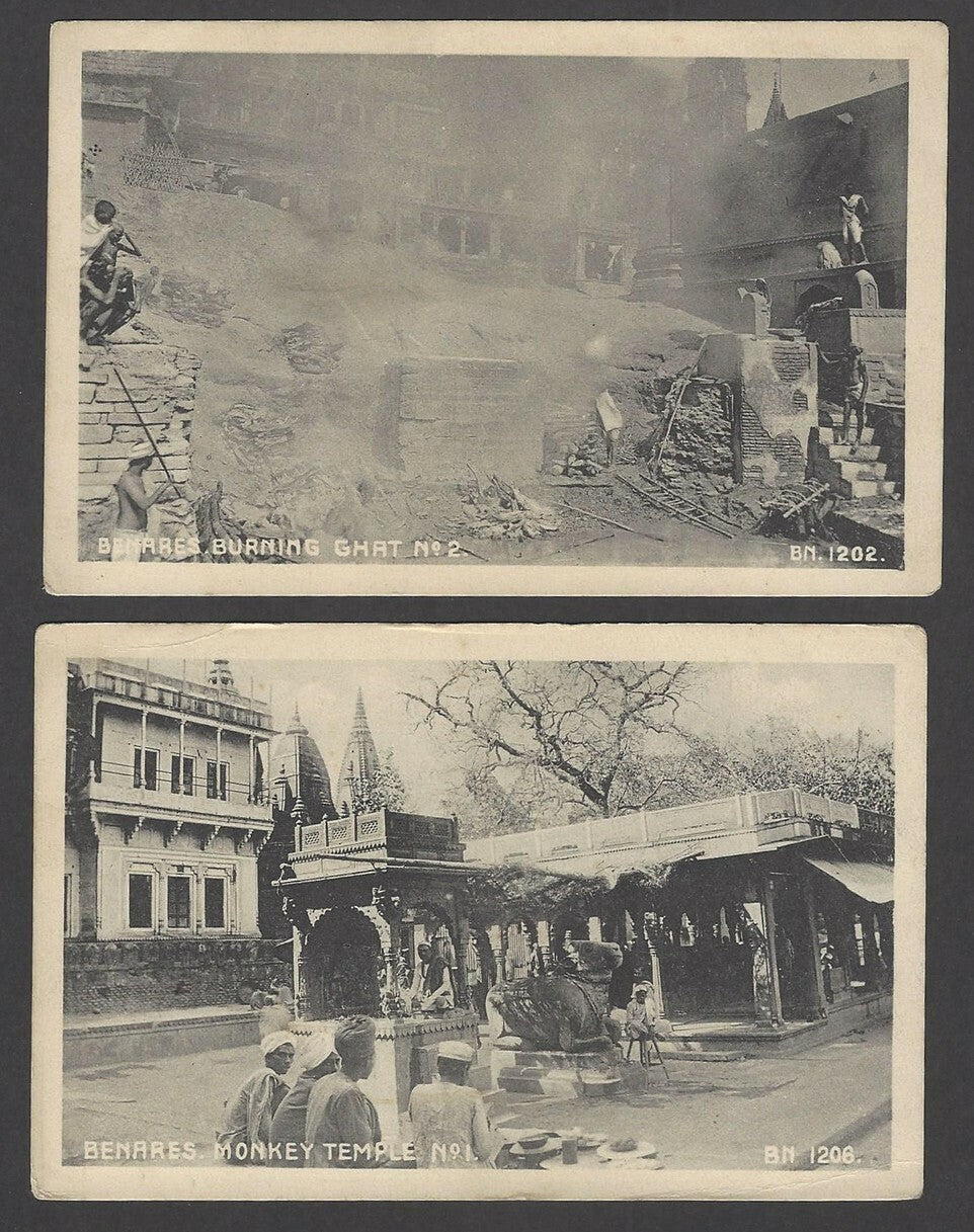 India Benares vintage postcards (2)
