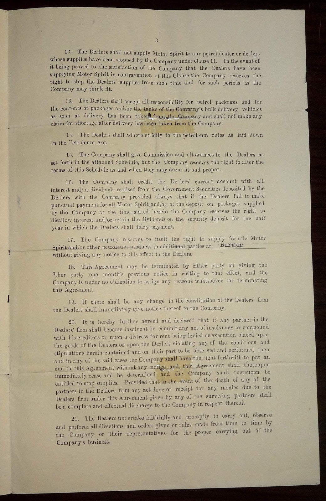 India KGV Sp Adh on Share Transfer 1R unrecorded by Barefoot or Mollah 1929 doc