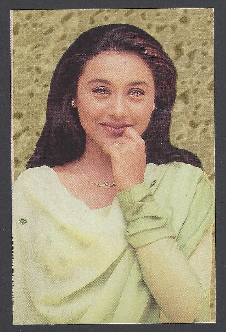 AOP India vintage Bollywood postcard RANI MUKHERJEE