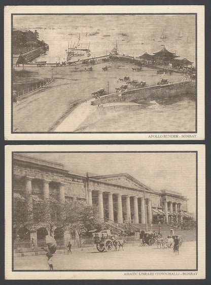 India BOMBAY 100 YEARS AGO group of 11 postcards