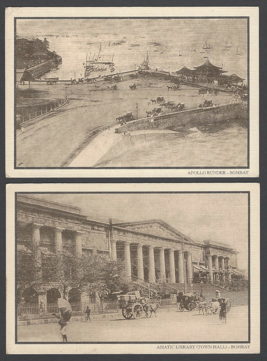India BOMBAY 100 YEARS AGO group of 11 postcards