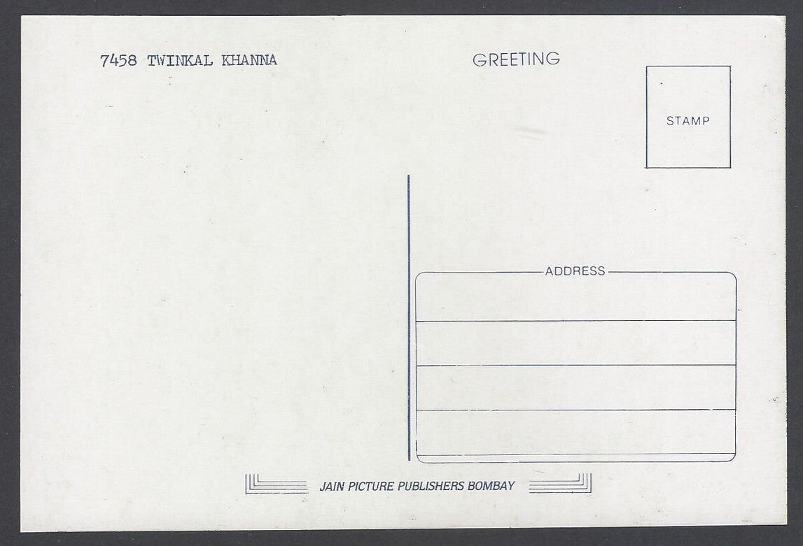 AOP India vintage Bollywood postcard TWIKLE KHANNA