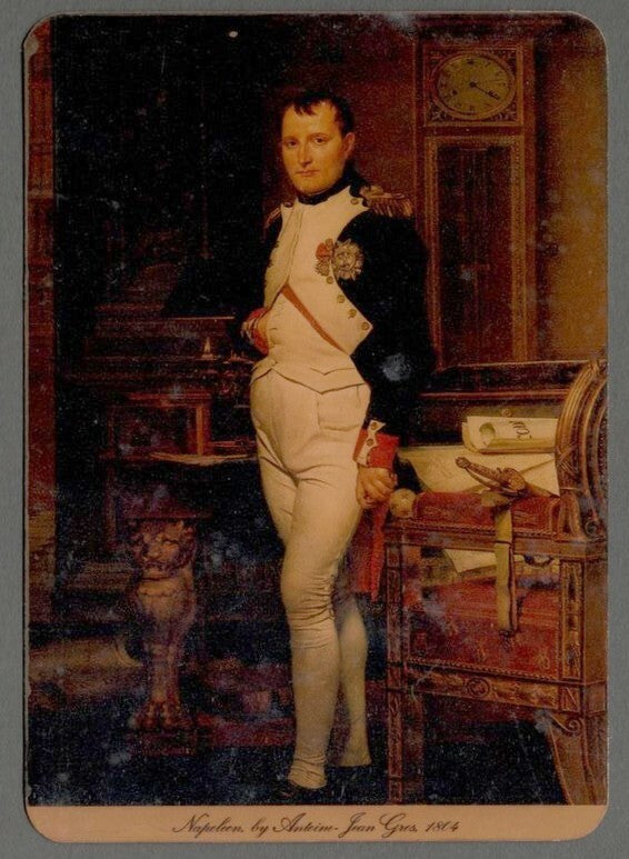 AOP India vintage look replica postcard Napoleon Bonaparte