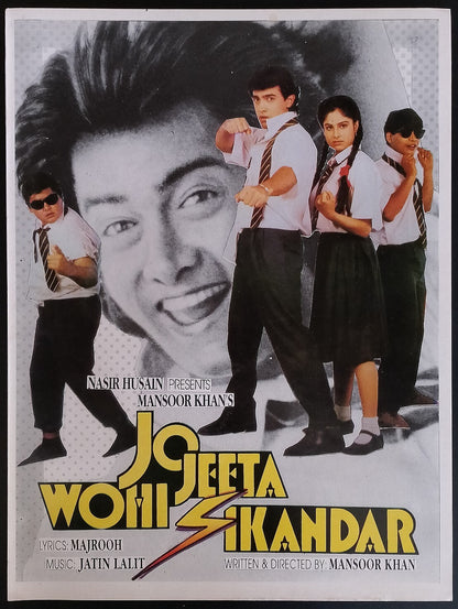 AOP India Bollywood booklet JO JEETA WOHI SIKANDAR Aamir Khan