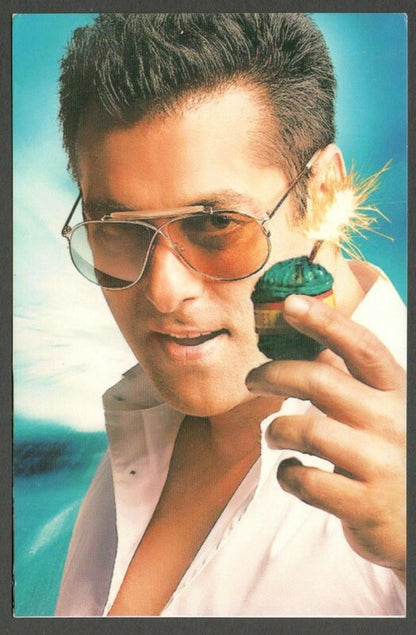 AOP India Bollywood SALMAN KHAN vintage postcard 
