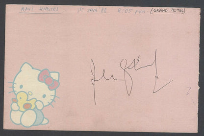 AOP Cricket RAVI SHASTRI & SHRIKANTH India autograph 