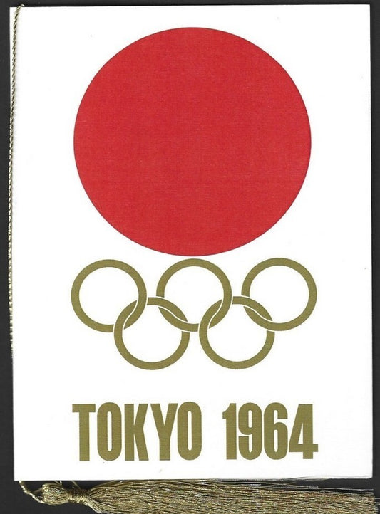 India 2024 Paris Olympics souvenir with 1964 Tokyo, Japan Olympics cachet