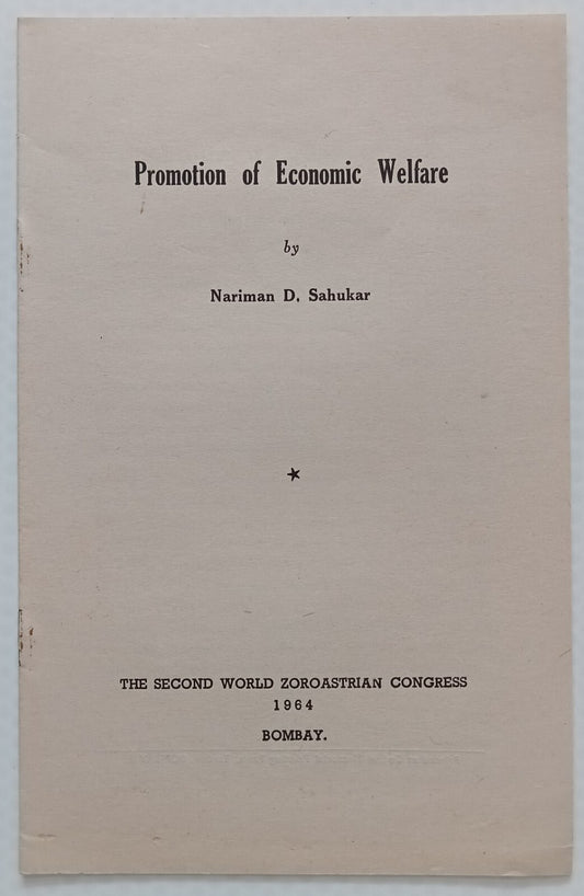 AOP 2nd World Zoroastrian Congress speech 12pgs - India Parsee