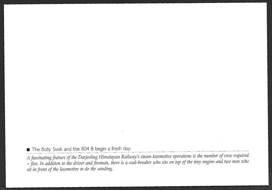 India 2013 50 Year of Railway Worshops maxi card Baby Sivok and the 804 B