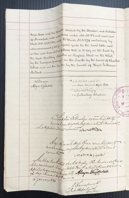 AOP India 1891 11 pages Agreement with QV Special Adhesive 1R