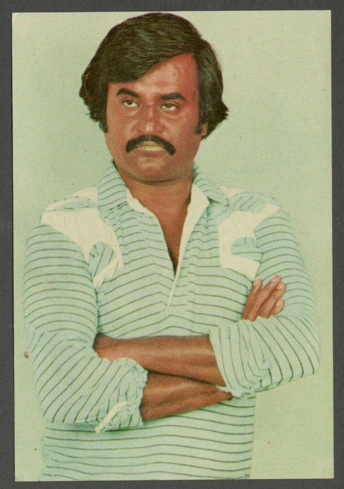 AOP India Bollywood vintage postcard RAJNI KANT