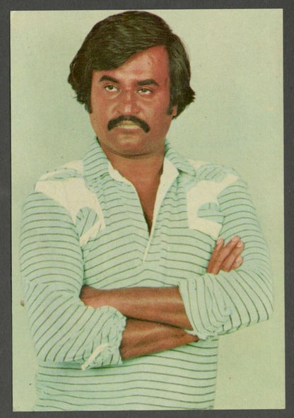 AOP India Bollywood vintage postcard RAJNI KANT