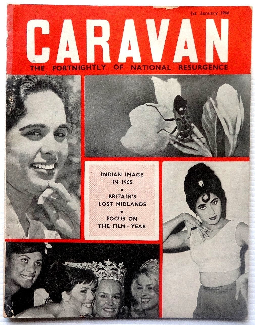 India CARAVAN 1966 issues x 3