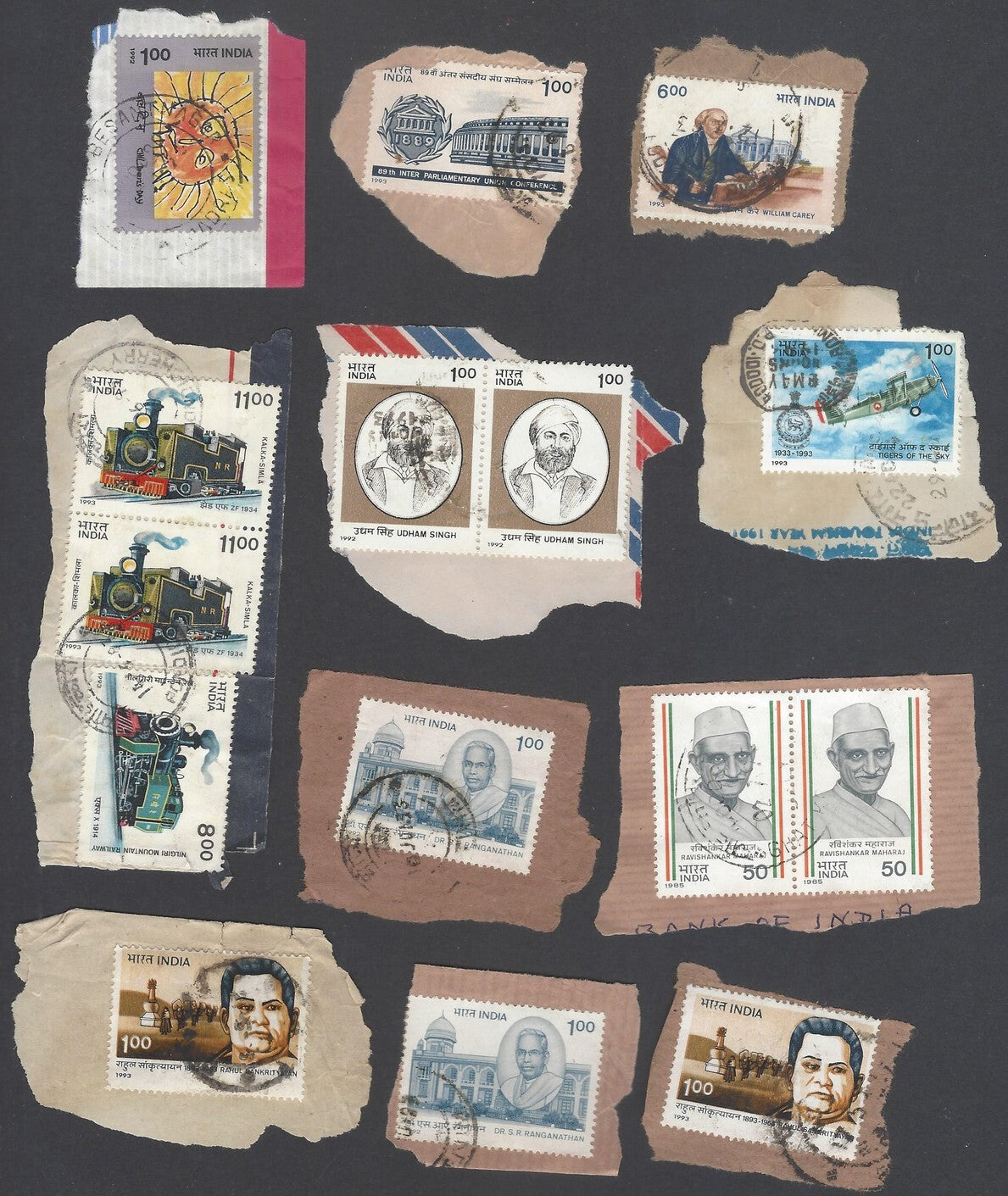 AOP India 1990s commemoratives on paper 250++