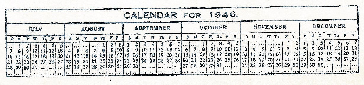 India SARDAR VALLABHAI PATEL 10" x 7.5" 1946 calender poster