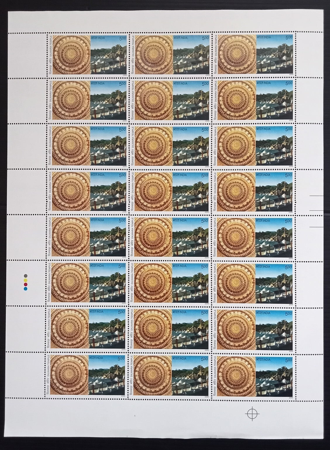 India 2009 Dilwara & Ranakpur Heritage Jain Temples set of 2 sheets of 24 MNH
