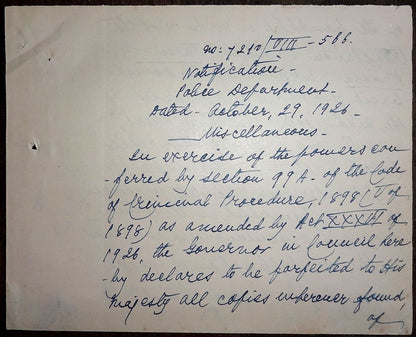 India 1926 order banning the book TA’AM E HUNOOD by Muhamad Basir Yar Khan