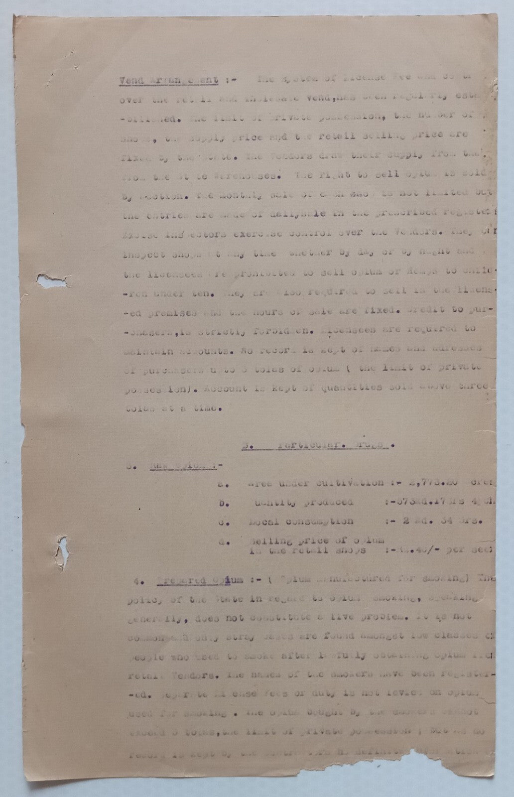AOP India Official correspondence - OPIUM & OTHER DANGEROUS DRUG 1931-32