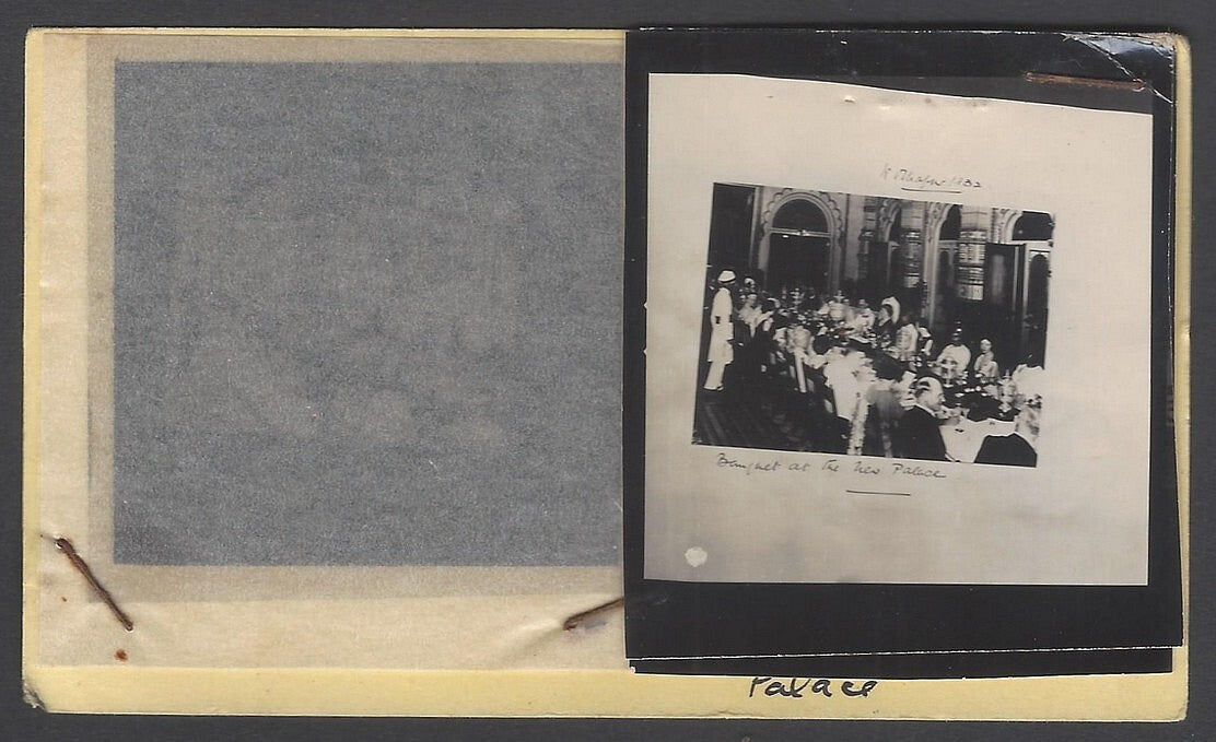 AOP India Royal Banquet Kolhapur vintage negative & photograph
