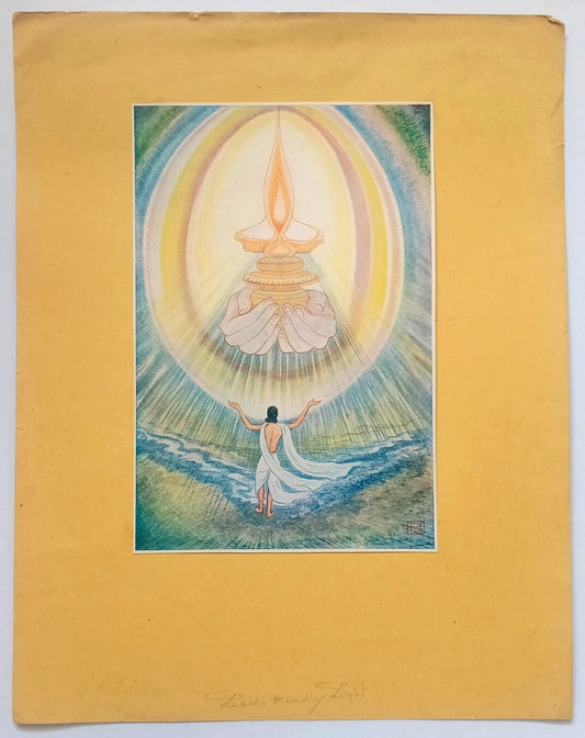 AOP KANU DESAI vintage print India - LEAD KINDLY LIGHT