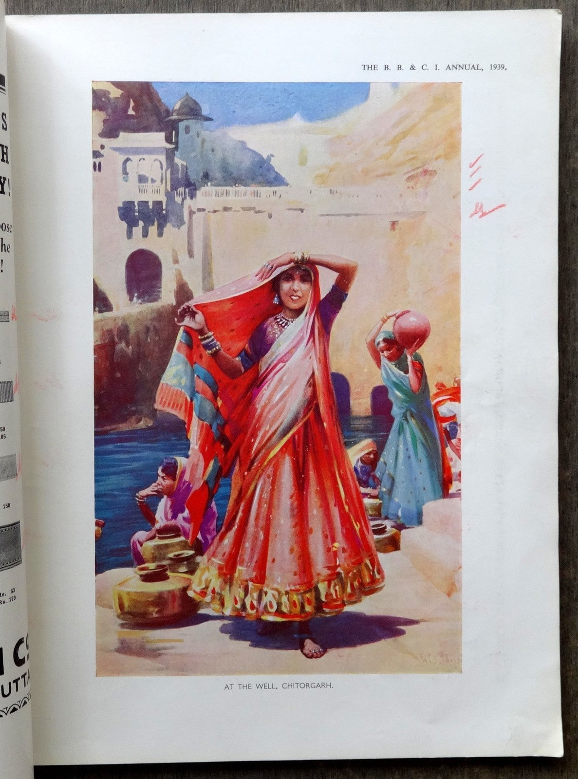 B B & C I Bombay Baroda & Central India Railway Annual 1939 India