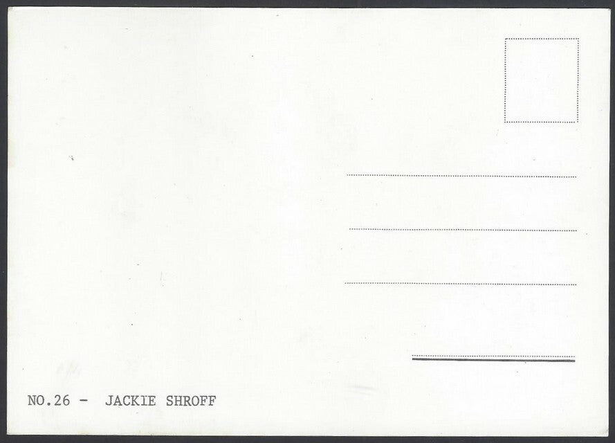 India Bollywood vintage postcard JACKIE SHROFF
