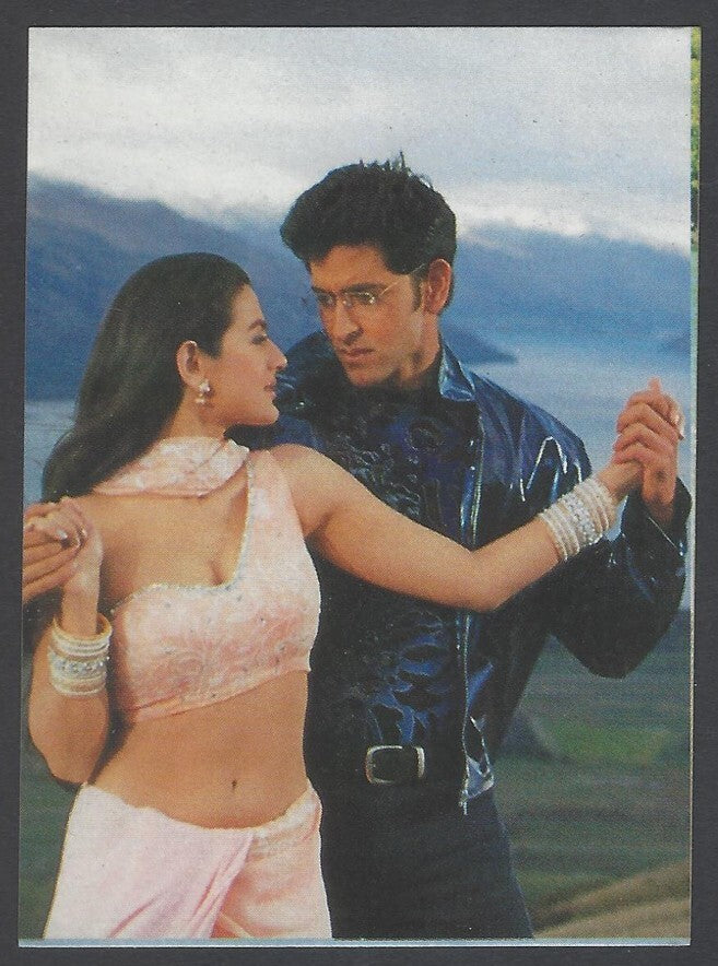 AOP2 India Bollywood 2001 Pocket Calendar - AMISHA PATEL & HRITHIK ROSHAN