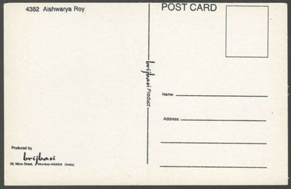 AOP India Bollywood vintage postcard AISHWARYA RAI