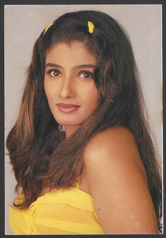 AOP India Bollywood vintage postcard RAVEENA TANDON