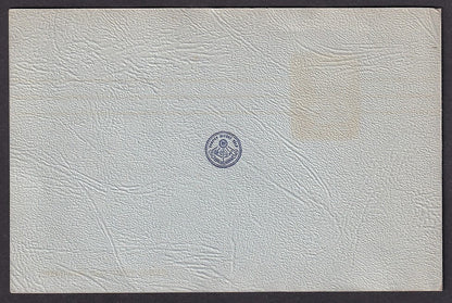 India 1953 Telegraph Centenary presentation folder canc. NEW DELHI