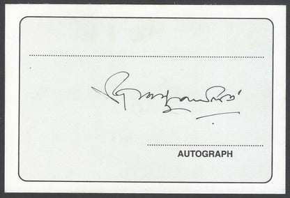 AOP India Dibyendu Palit, Bengali Poet & Writer signed autograph card