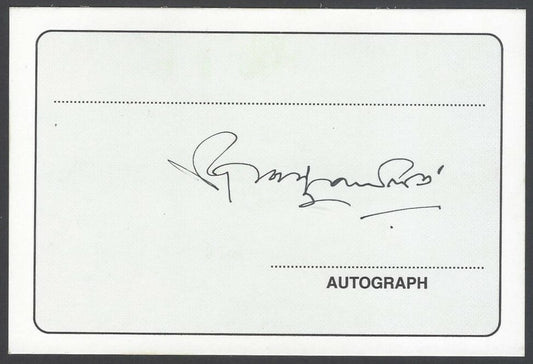AOP India Dibyendu Palit, Bengali Poet & Writer signed autograph card