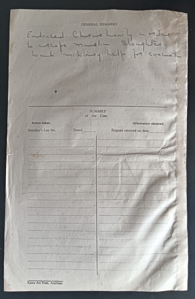India ABDUCTED/FORCIBLY COVERTED PERSON'S CASE form Sikhism to Islam 1948
