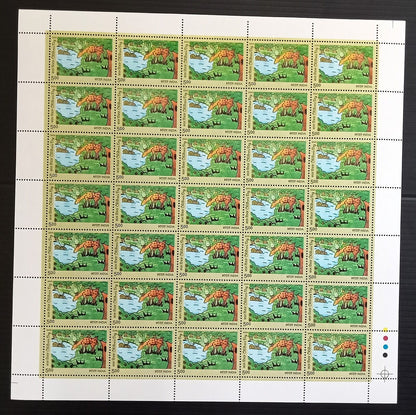 India 2009 Childrens' Day set of 2 sheets of 40 MNH