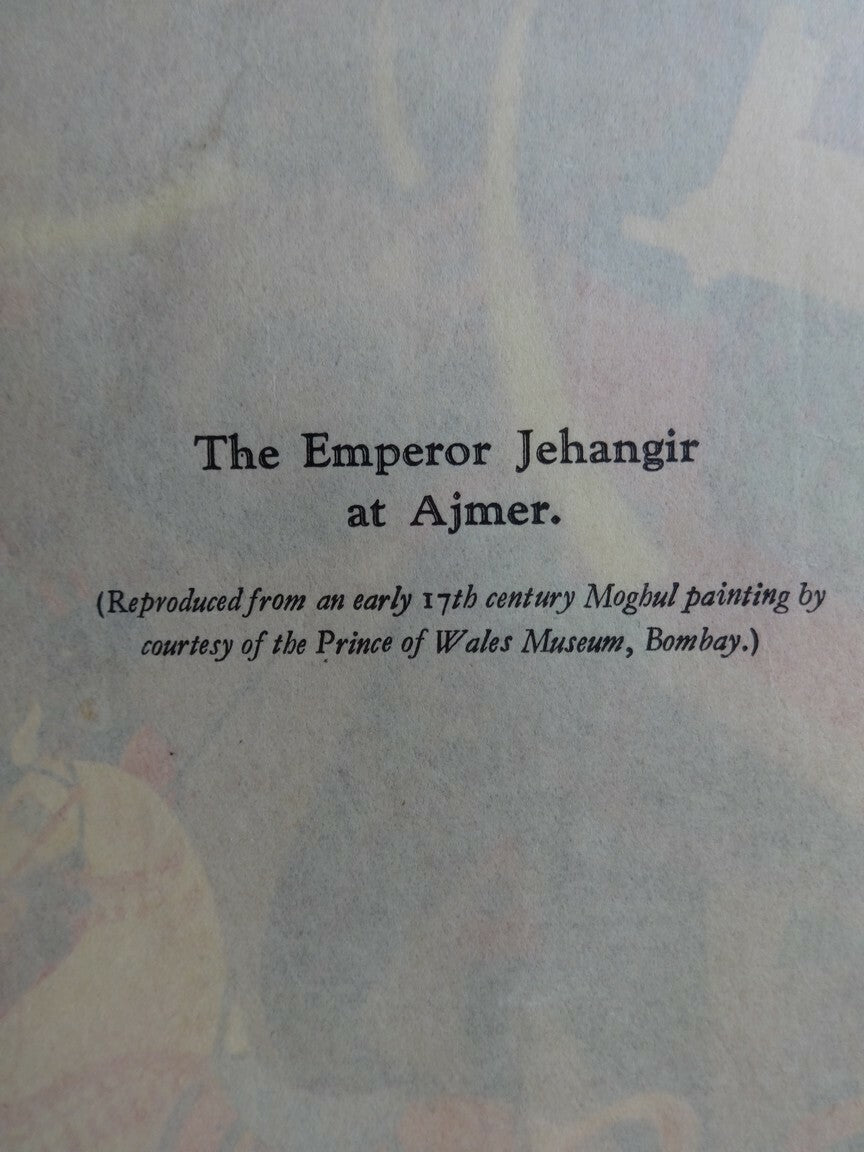 India Emperor Jehangir at Ajmer vintage Print 23cm x 18cm