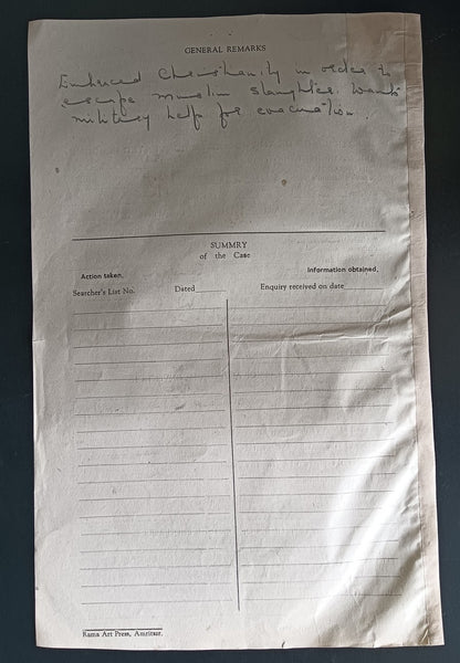 India ABDUCTED/FORCIBLY COVERTED PERSON'S CASE form Sikhism to Islam 1948