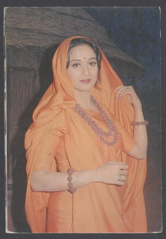 AOP India Bollywood MADHURI DIXIT vintage postcard