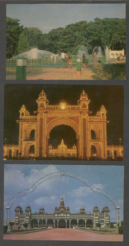 AOP India MYSORE vintage postcards (9)
