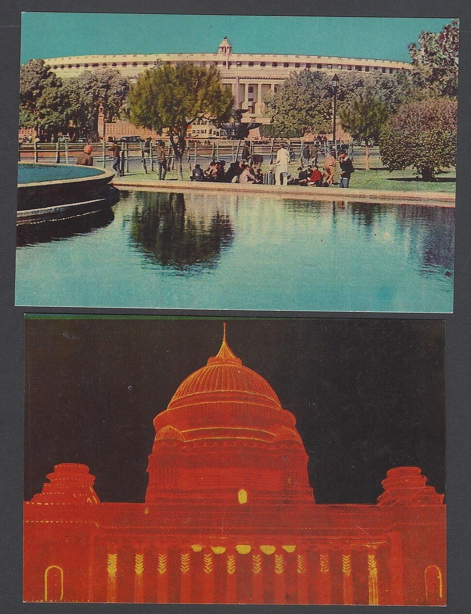 AOP India Delhi vintage postcards (9)