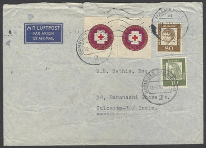 AOPIMT Germany 1968 cover to India 