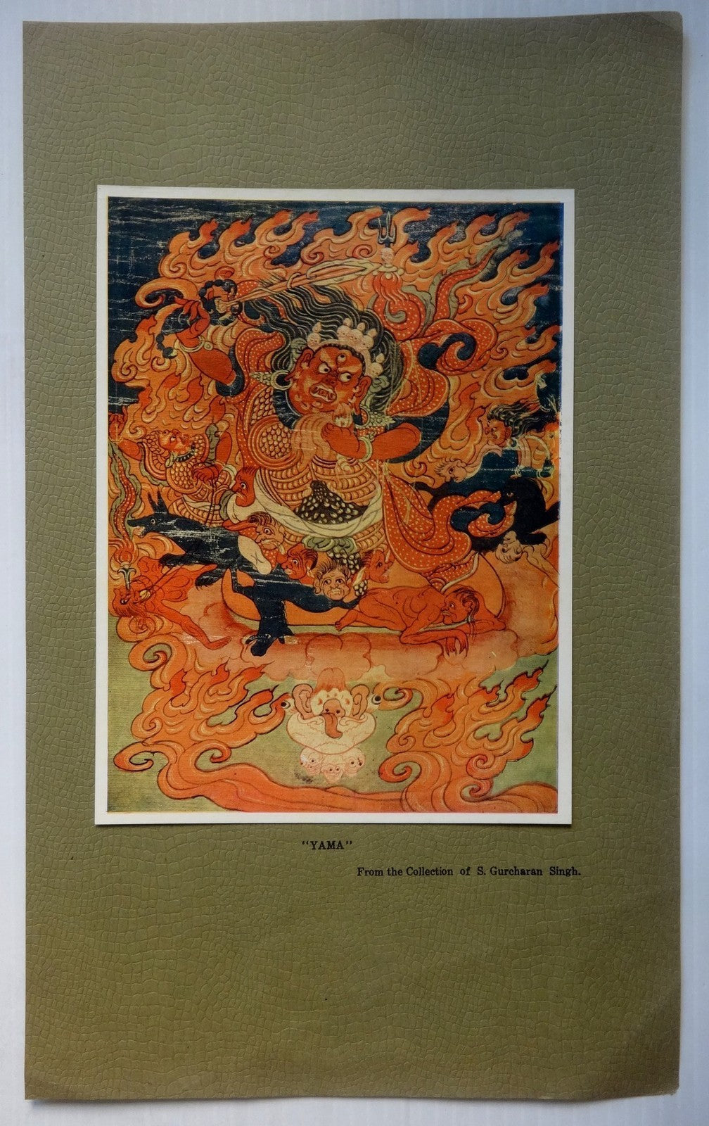 India Yama vintage print 9" x 15"