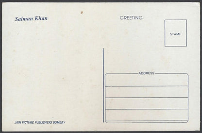 AOP India Bollywood vintage postcard - SALMAN KHAN