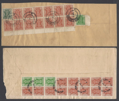 AOP India OIGS registered FPO covers with Official stamps (6)