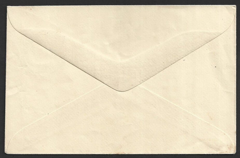 India 25p violet envelope with EXTREME Dry Print error