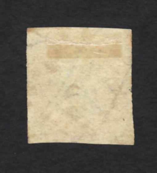 India 1854 4as 3rd printing Frame Die 1 Head Die 3
