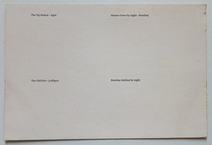(AOP) India vintage uncut blocks of 4 postcards ( 6 x 4 = 24)